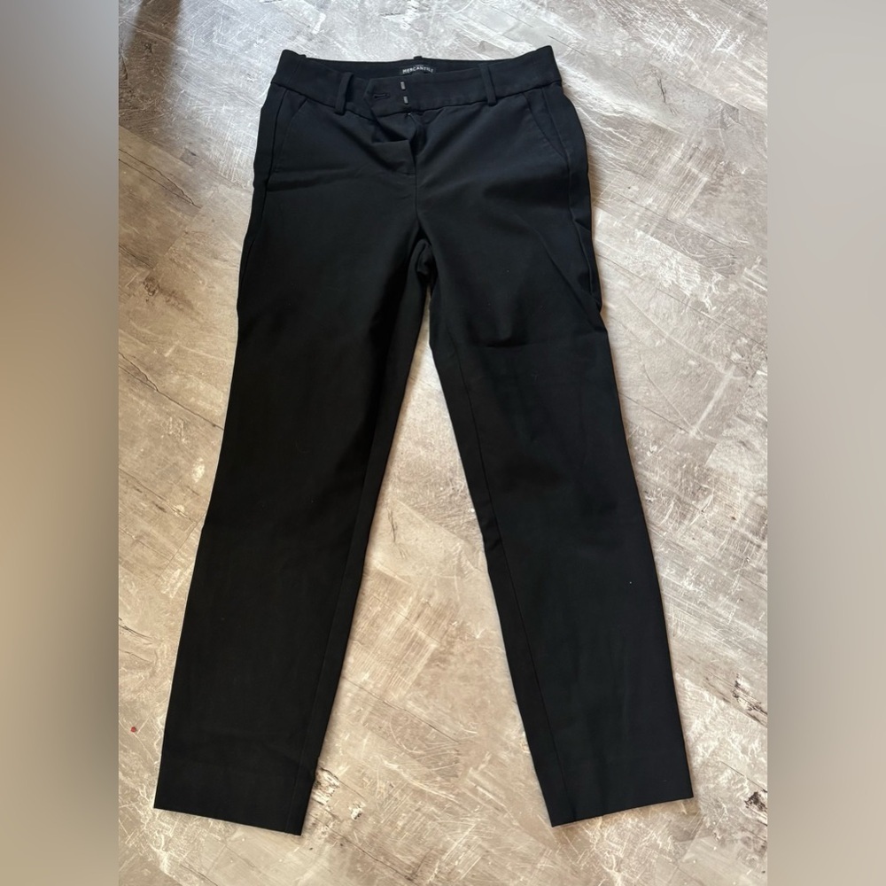 J.Crew Mercantile Black Slim Dress Pants